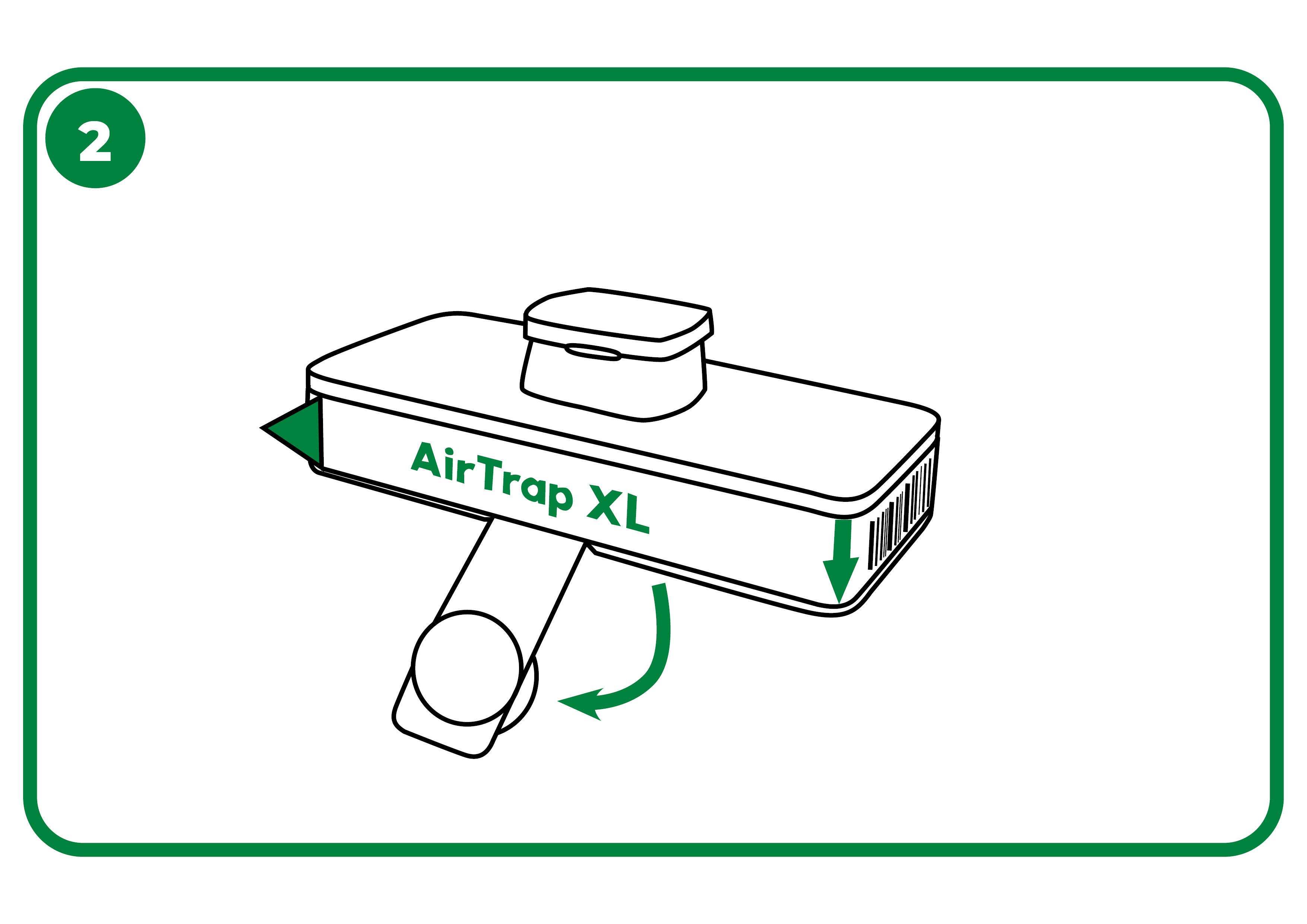 Airtrap mould sampling cassette diagram
