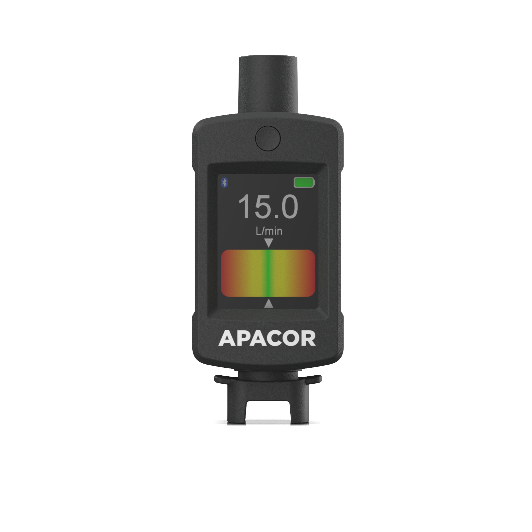 Airtrap flow metre